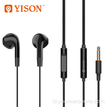 Yison Jelas Suara Nyaman Earphone Kabel Ringan